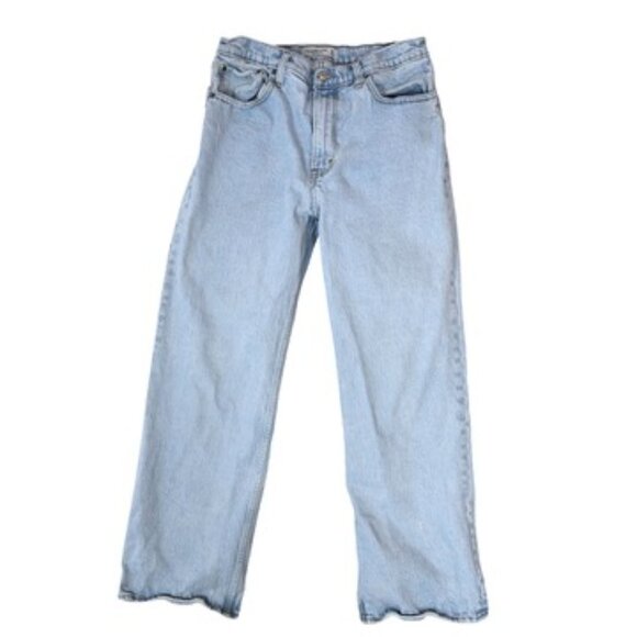 Abercrombie & Fitch Women's High Rise 90s Relaxed Jeans Light Wash 30 / 10 R - Picture 1 of 9